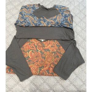 Lularoe Randy 3/4 sleeve shirt